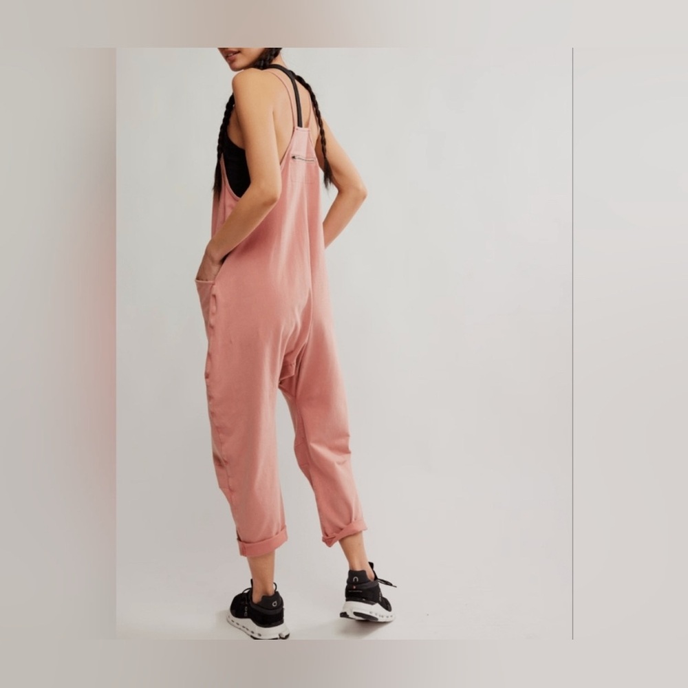 NWT Free People FP Movement Hot Shot Onesie - Petal Pink - Medium - Picture 7 of 11
